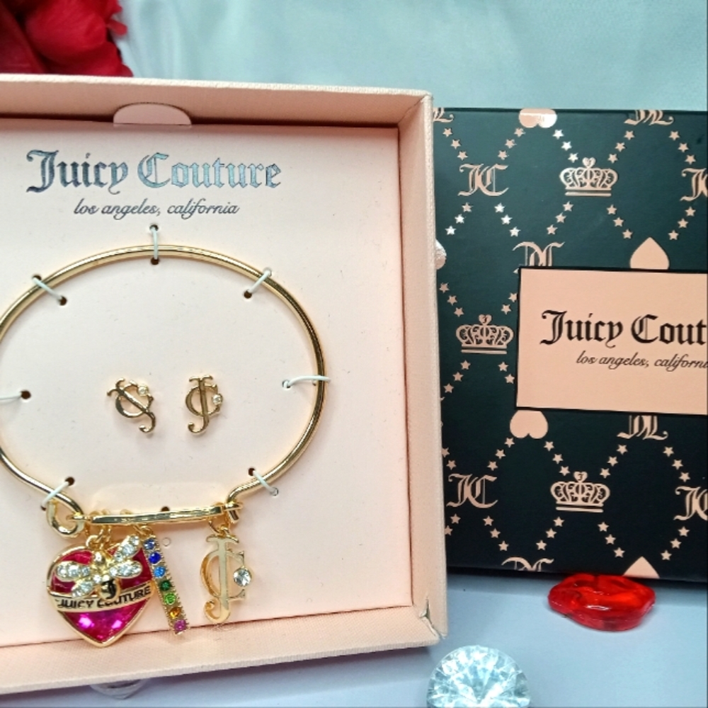 Juicy Couture Bracelet with earrings set
